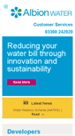 Mobile Screenshot of albionwater.co.uk