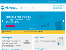 Tablet Screenshot of albionwater.co.uk
